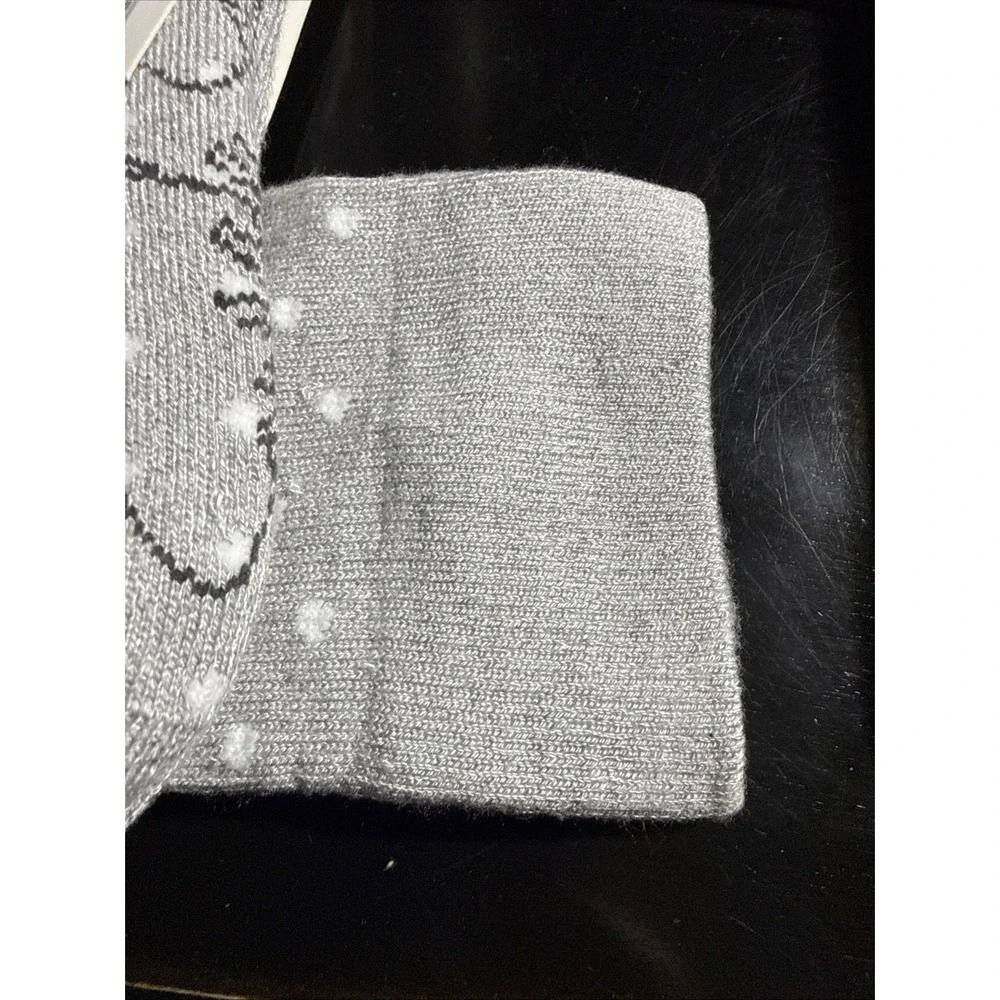 Snuggle Shield Luxe Protection Bamboo Compression Socks Gray Polka Dot 10-15mmHg